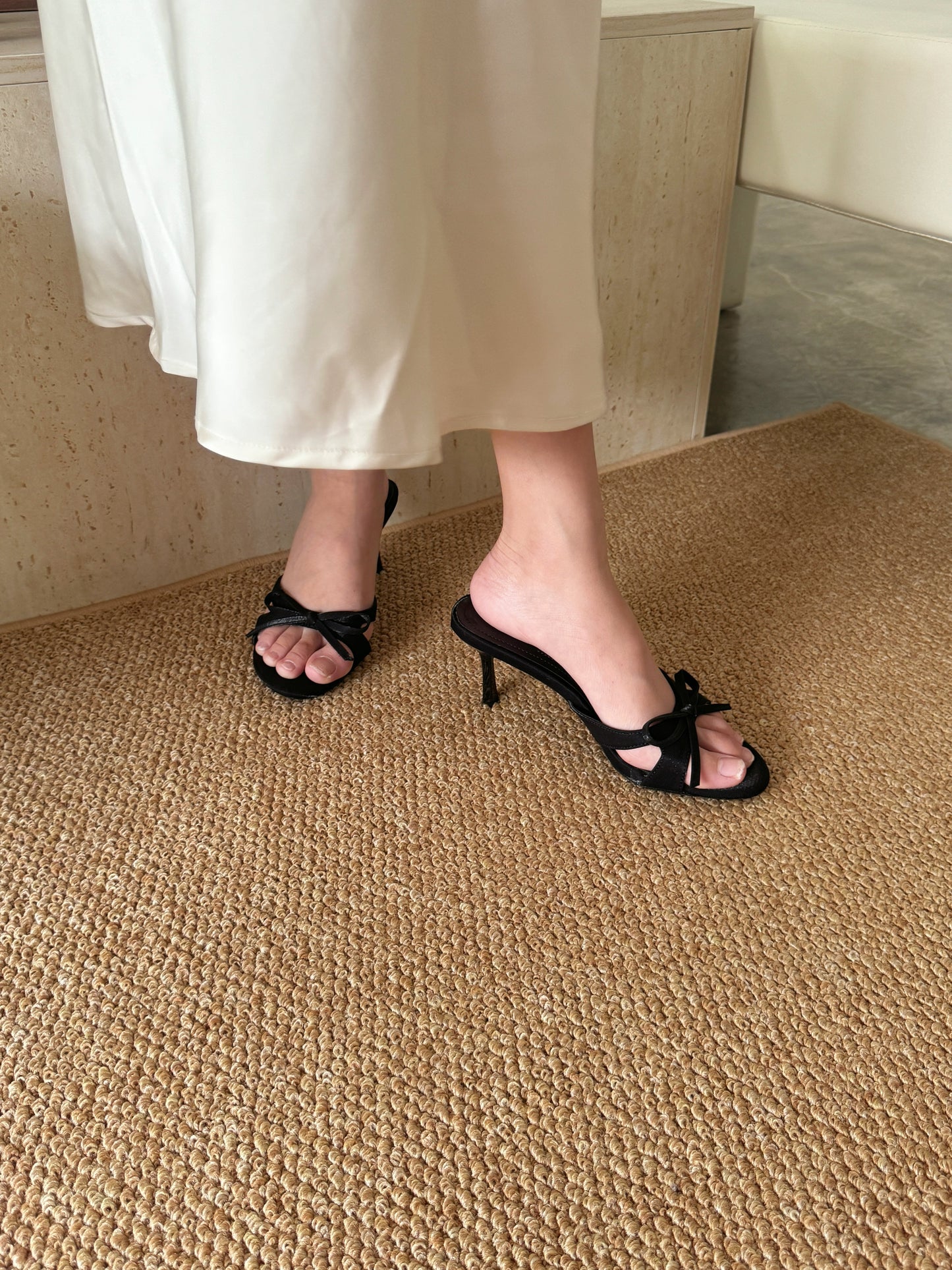 Carisa Sweet Bow Heels (Black)