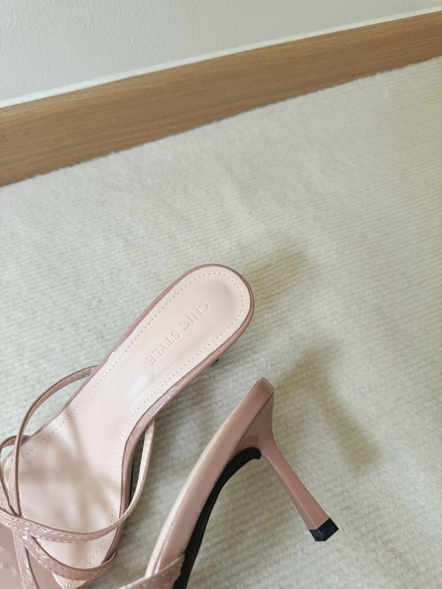 Helen Strappy High Heels (Nude)