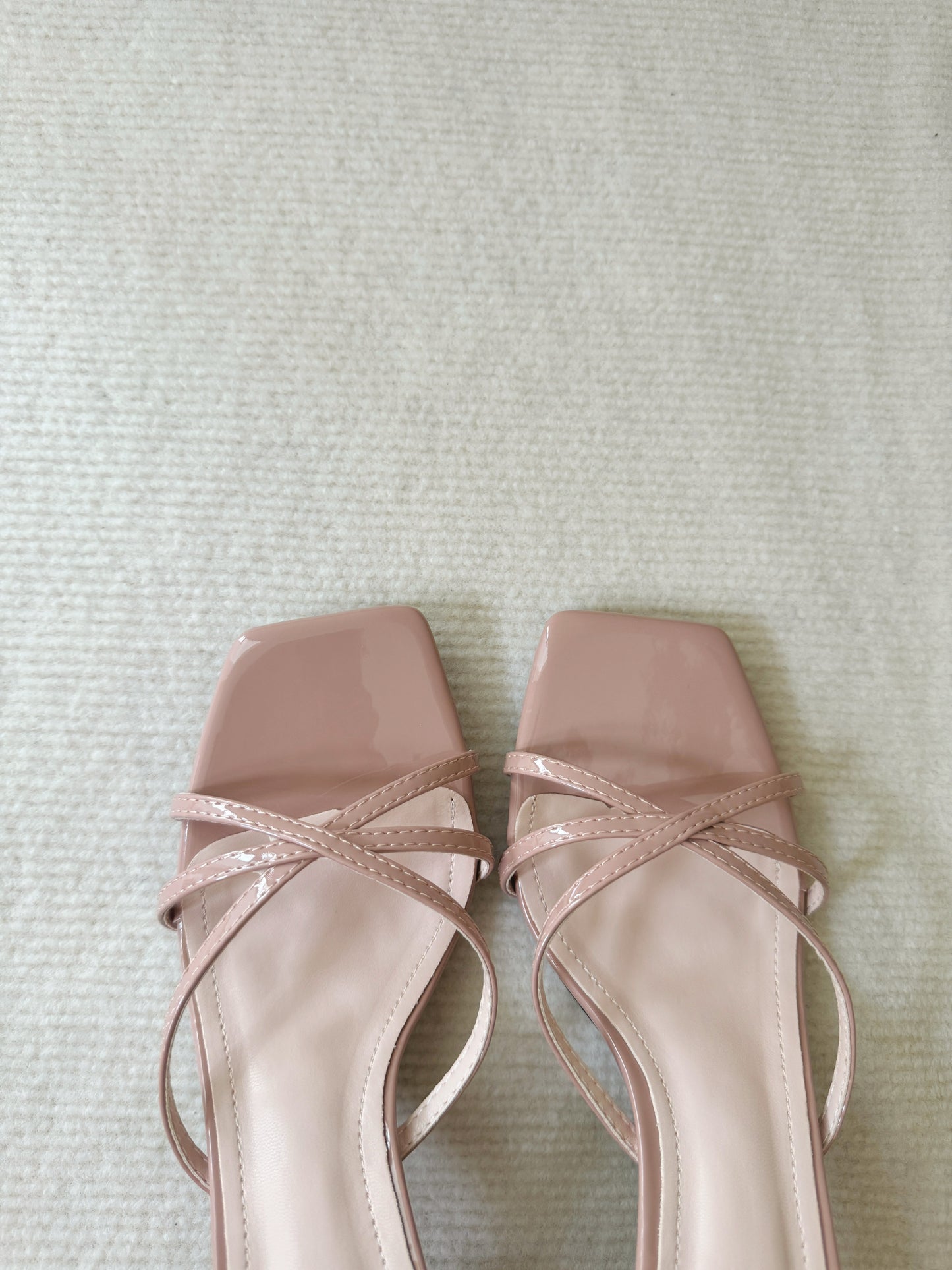 Helen Strappy High Heels (Nude)