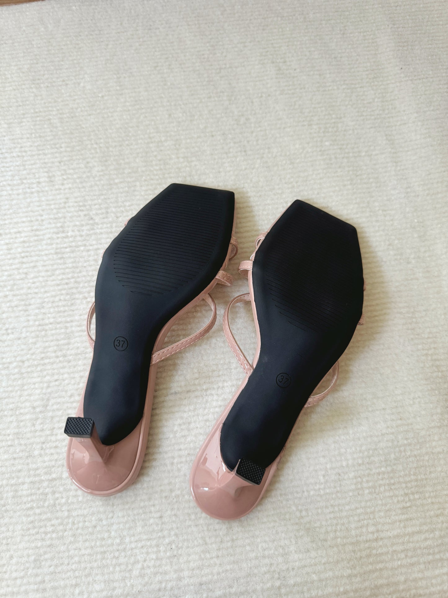 Helen Strappy High Heels (Nude)