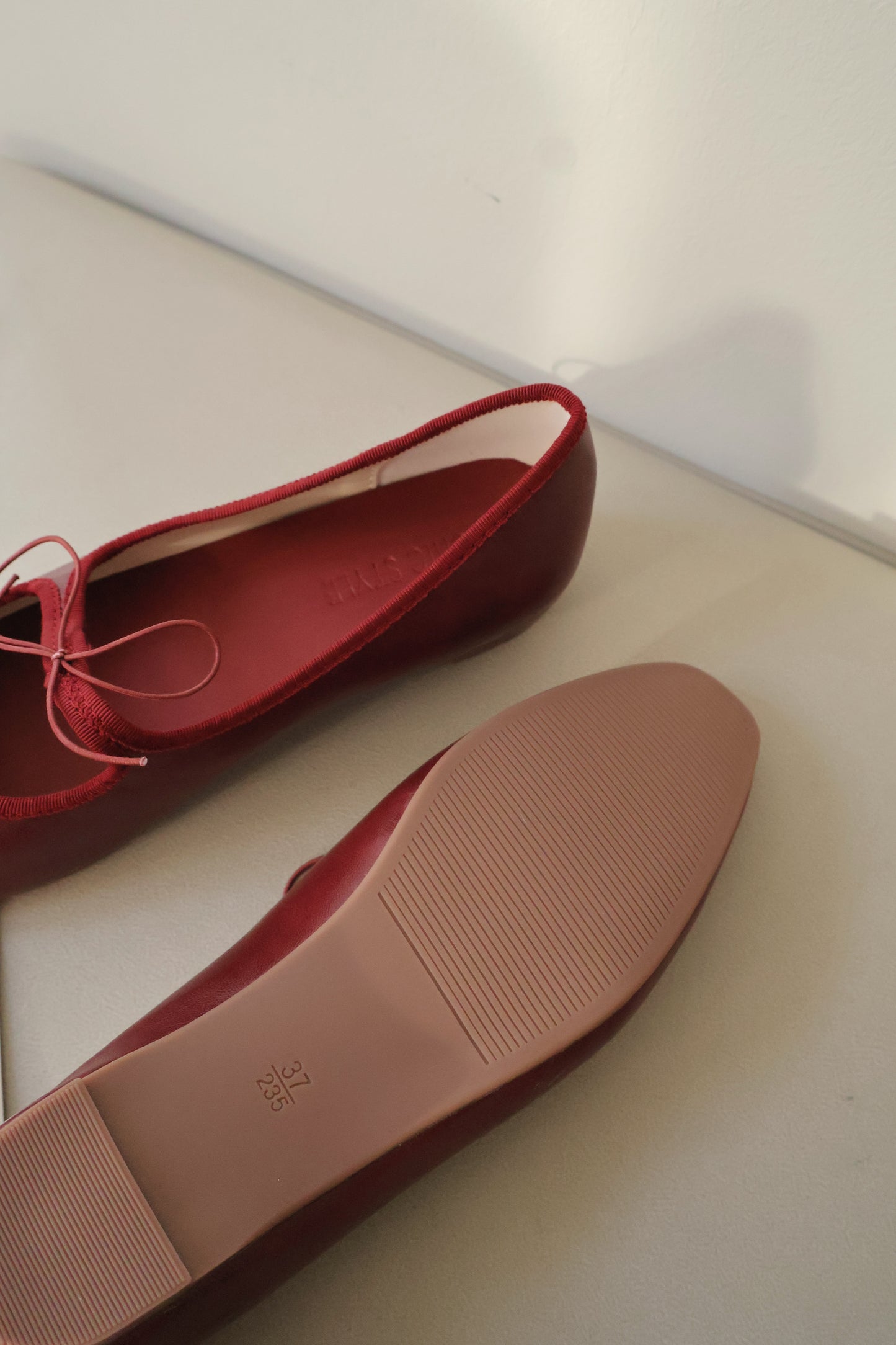 Bernice Mary Janes Flats (Red)