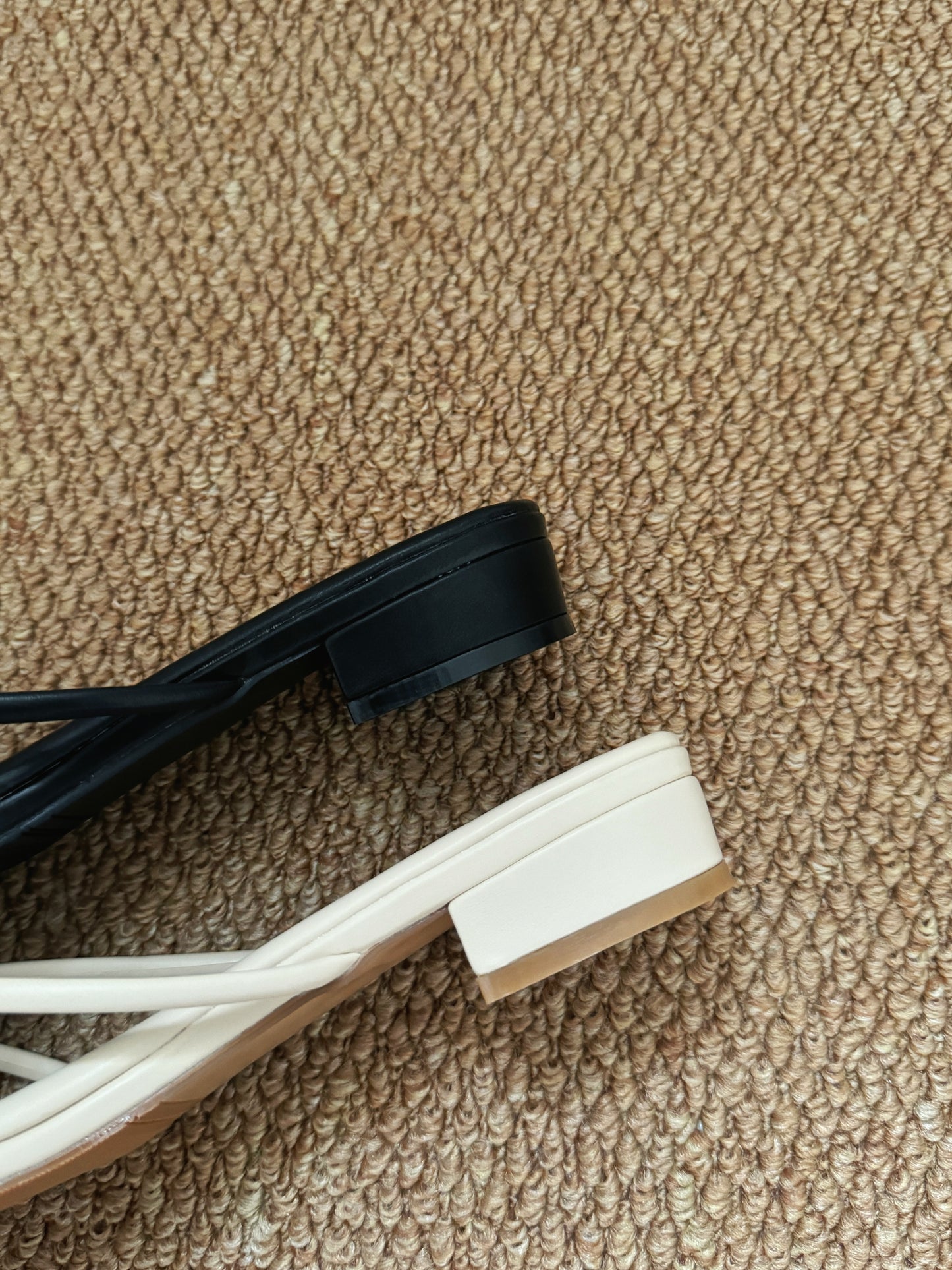 Emelia Strappy Comfy Sandals (Cream) *Slim feet only