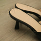 Masha Bow Slip On Heels (Black)