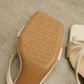 Amerie Bow Strappy Heels (Cream White)