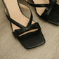 Amerie Bow Strappy Heels (Black)
