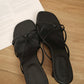 Gianna Strappy Knot Heels (Black / 35)