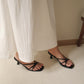 Gianna Strappy Knot Heels (Black / 35)