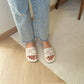 Wendy Lace Sandals (CreamWhite)