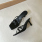 Helen Strappy High Heels (Black)