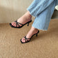 Helen Strappy High Heels (Black)