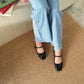 Heidi Slingback Low Heel (Black)