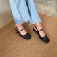 Heidi Slingback Low Heel (Black)