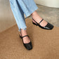 Heidi Slingback Low Heel (Black)