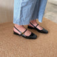 Heidi Slingback Low Heel (Black)