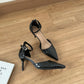 Hazel Patent Pointed High Heels (Black)