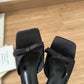 Kiana Bow Slip On Heels (Black)