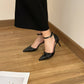 Hazel Patent Pointed High Heels (Black)