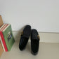 Gillian Almond-Toe Loafers (Black)