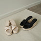 Havana Platform Wedges Sandals (Black)