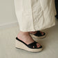 Havana Platform Wedges Sandals (Black)