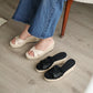 Havana Platform Wedges Sandals (Cream)