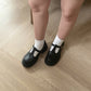 Oaklee Buckled Platform Loafers (Black / 40)