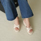Havana Platform Wedges Sandals (Cream)