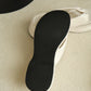 Everlyn Thong Flatform Wedges (Cream White)