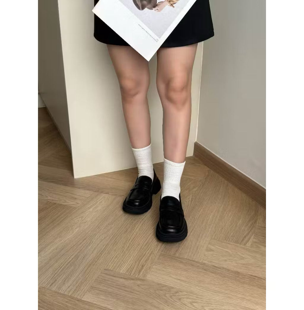 Jordyn City Style Platform Loafers (Matte / 40)