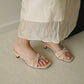Maeve Twist Elegant Heels (Nude)