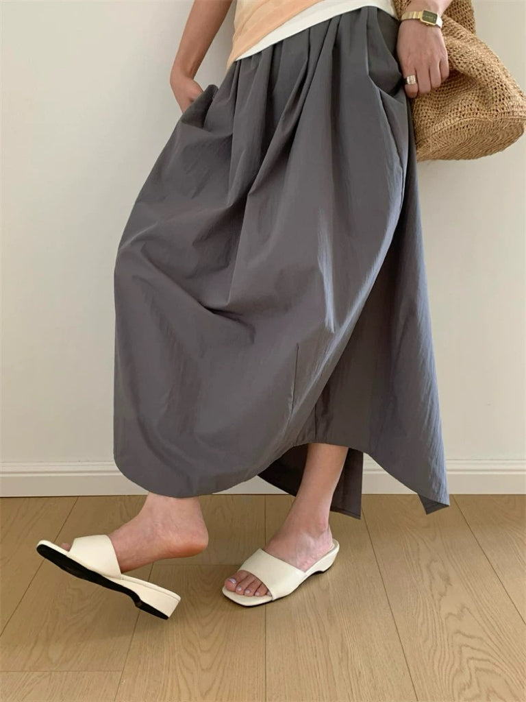 Yoana Casual Low Heels (Cream White)