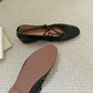 Amberlyn Ballet Flats (Black)