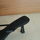 Kelly Glossy Strappy Heels (Black)