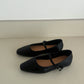 Jolene Mary Jane Flats (Black)