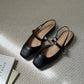 Danica Slingbacks Low Heels (Black)