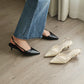 Joelle Pointed High Heels Pump (Black)