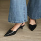 Joelle Pointed High Heels Pump (Black)