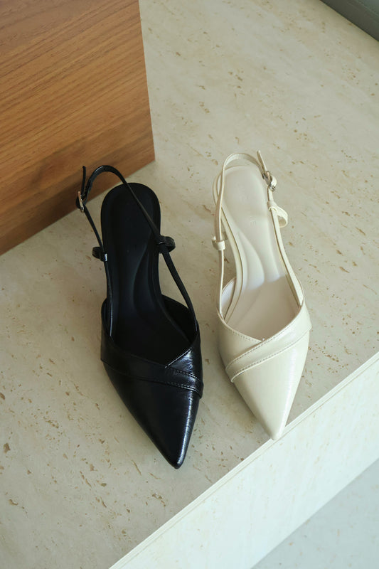 Joelle Pointed High Heels Pump (Black)
