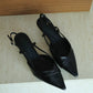 Joelle Pointed High Heels Pump (Black)