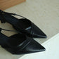 Joelle Pointed High Heels Pump (Black)