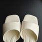 Yoana Casual Low Heels (Cream White)