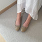 Jaclyn Tweed Ballet Flats (Khaki)