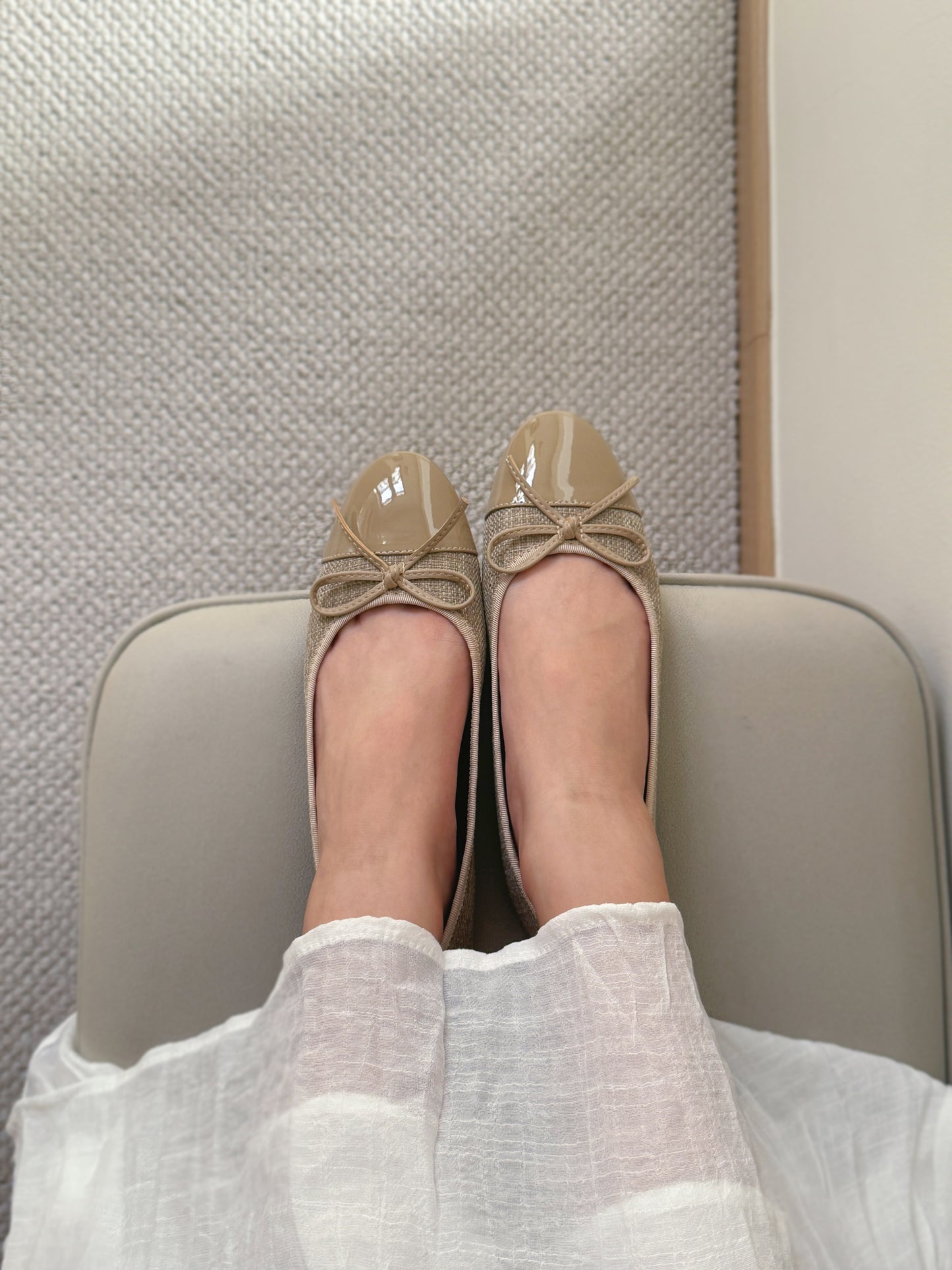 Jaclyn Tweed Ballet Flats (Khaki)