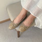 Jaclyn Tweed Ballet Flats (Khaki)