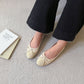 Jaclyn Tweed Ballet Flats (Cream White)