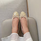 Jaclyn Tweed Ballet Flats (Cream White)