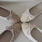 Jaclyn Tweed Ballet Flats (Cream White)