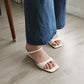 Asther Slip On Wedges (Cream White)