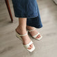 Asther Slip On Wedges (Cream White)