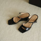 Asther Slip On Wedges (Black)